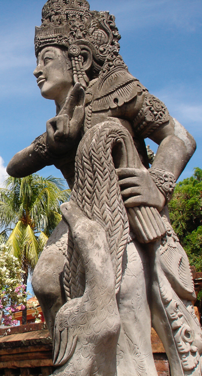 Jardin du palais royal de Klungkung