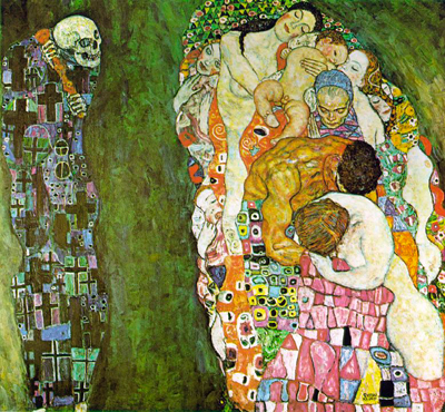 La Mort et la Vie, par Gustav Klimt